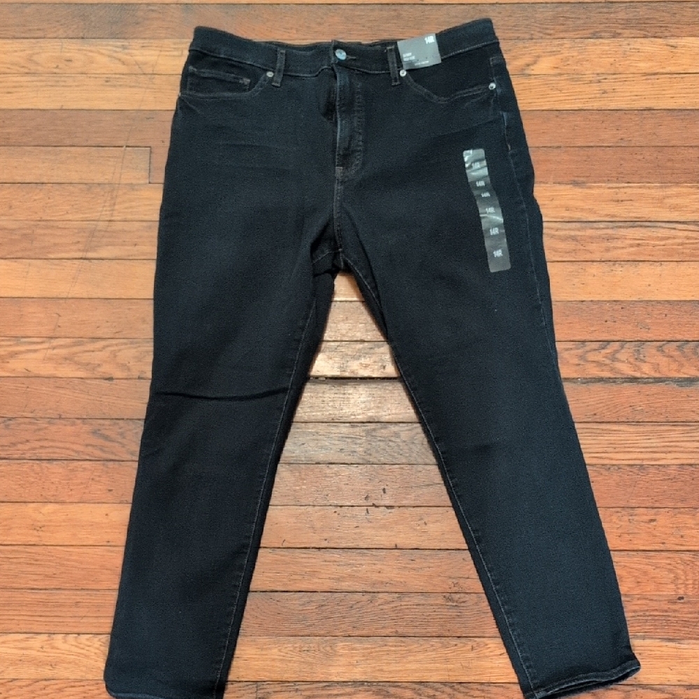 Express Women's Skinny High Rise Dark Indigo Jeans
